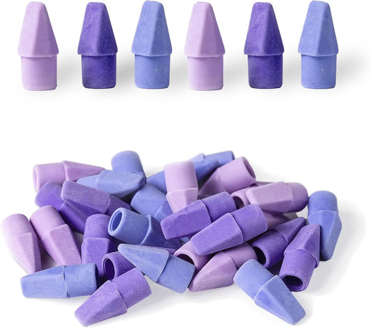 Colorful Latex-Free Pencil Eraser Toppers (30 Pack) – Smudge-Free
