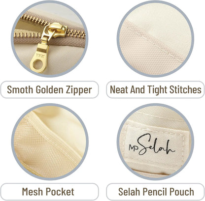 Mr. Pen Pencil Case - Light Blue Pencil Pouch, Pen Bag, Selah Pen Pouch