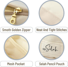 Mr. Pen Pencil Case - Light Blue Pencil Pouch, Pen Bag, Selah Pen Pouch