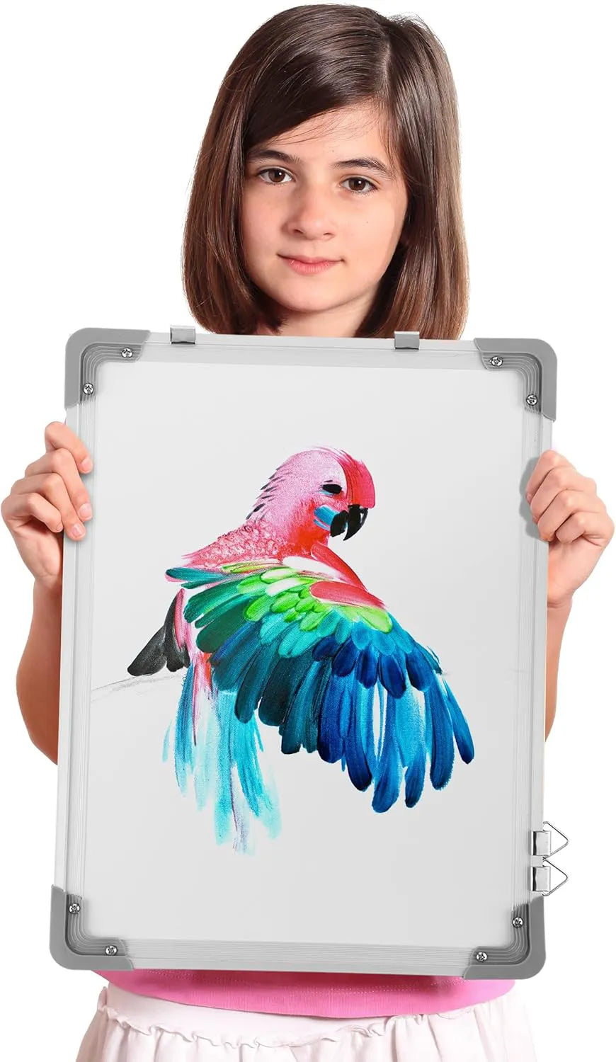 Double-Sided Whiteboard 12x16 with Weekly Planner and Blank Side