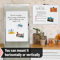 Magnetic Dry Erase Board 18" x 24" with Marker