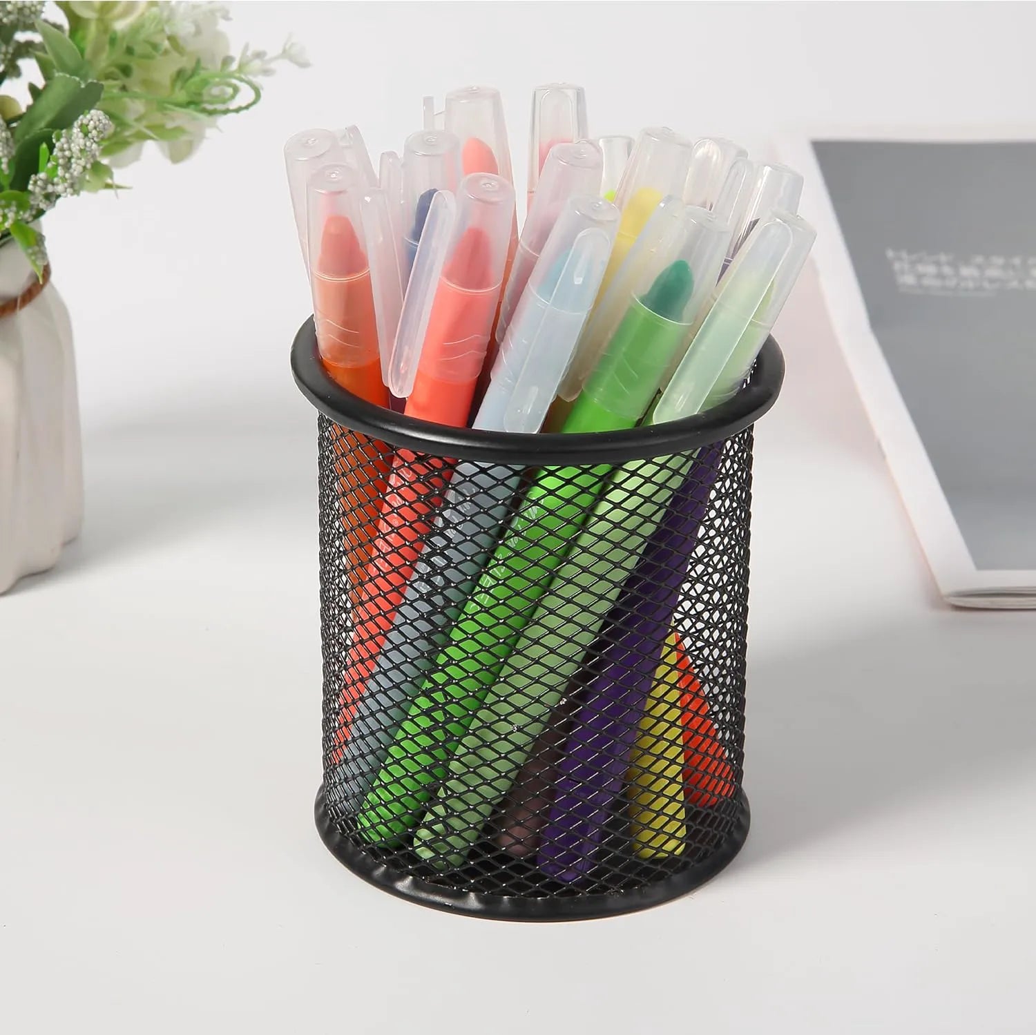 Bible Gel Highlighters, 16 Pack, Morandi & Vibrant Colors, No-Bleed, Twist-Up, Sharpenable Tips
