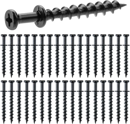 Mr. Pen Bear Claw Hangers, 50 Pack, Black, 4-in-1 Hanging Screws for D-Rings