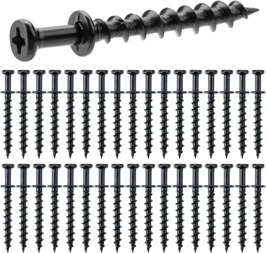 Mr. Pen Bear Claw Hangers, 50 Pack, Black, 4-in-1 Hanging Screws for D-Rings