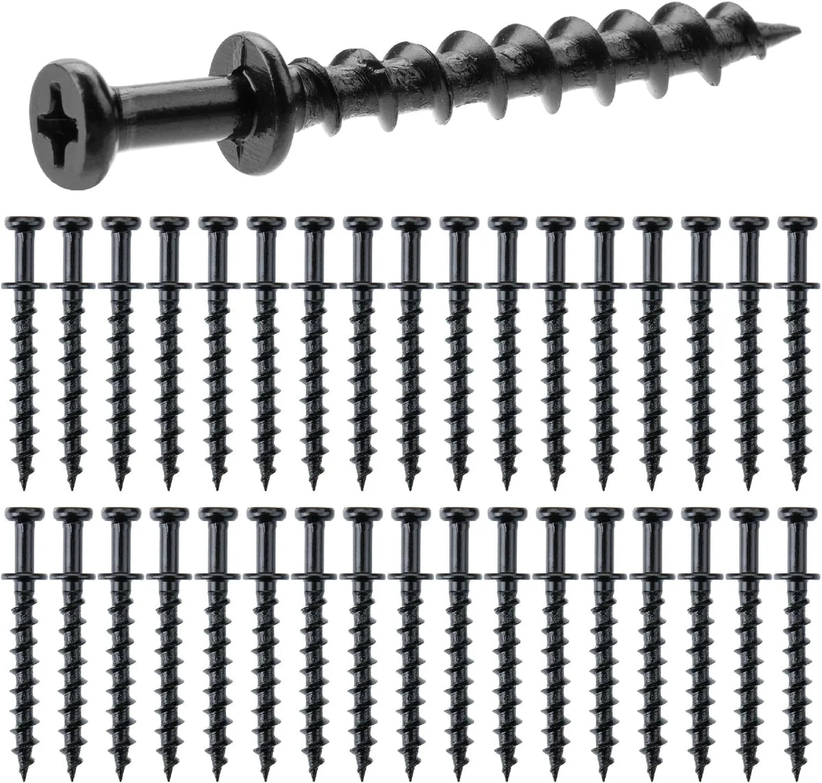 Mr. Pen Bear Claw Hangers, 50 Pack, Black, 4-in-1 Hanging Screws for D-Rings