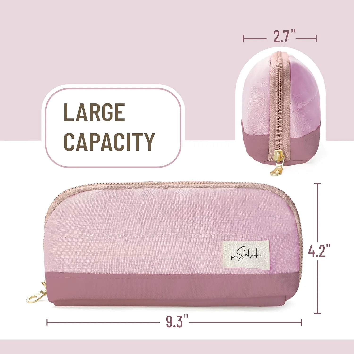 Mr. Pen Pencil Case - Rose Pink, Selah Theme Pencil Pouch