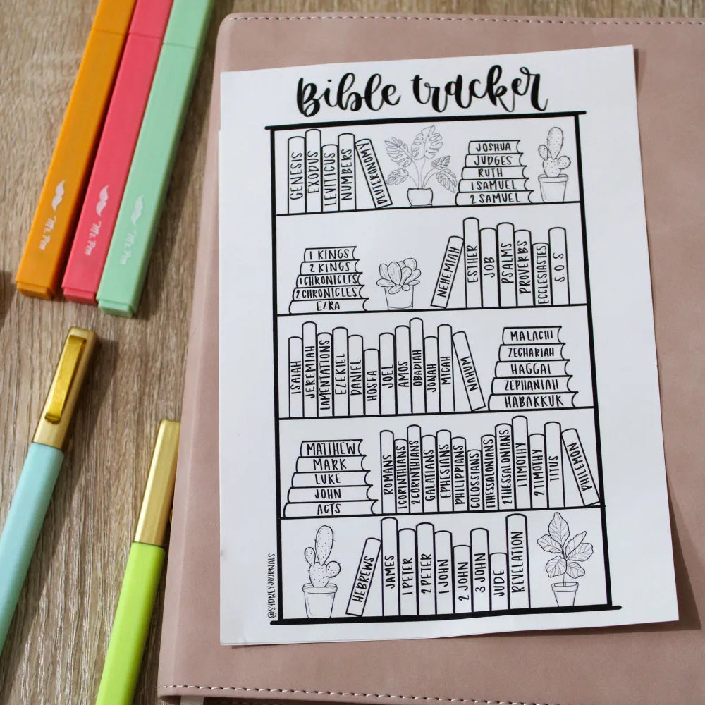 Mr. Pen Bible Reading Tracker Stickers (4-Pack) - 5x7 Matte Finish, Visual Milestone for Bible Journaling, Hand-Designed