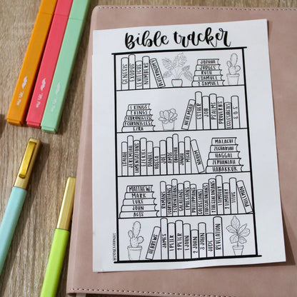 Mr. Pen Bible Reading Tracker Stickers (4-Pack) - 5x7 Matte Finish, Visual Milestone for Bible Journaling, Hand-Designed