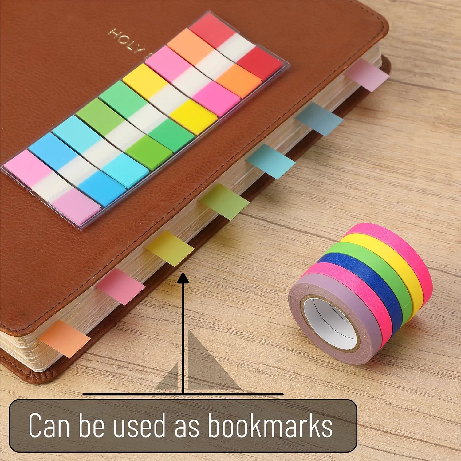280-Piece Annotation Kit with Sticky Tabs, Mini Notes, and Highlighter Tape