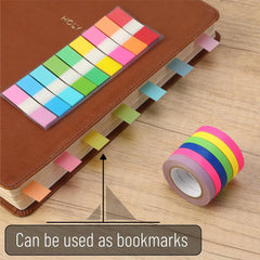 280-Piece Annotation Kit with Sticky Tabs, Mini Notes, and Highlighter Tape