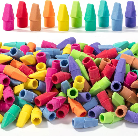 Bulk Pencil Erasers Toppers, 1000 Pack, Latex Free, No Smudge