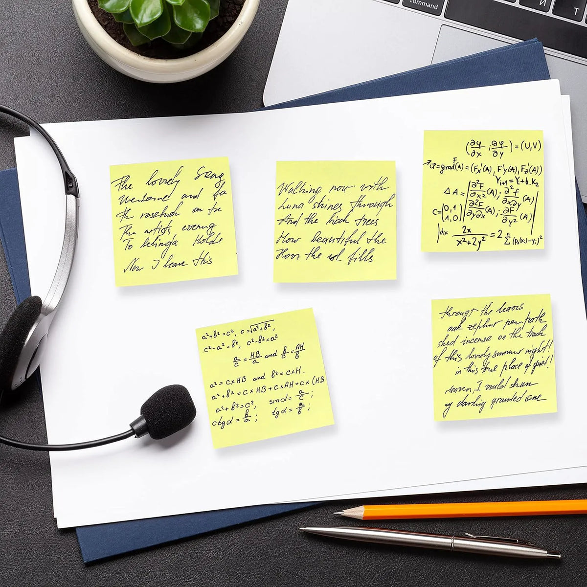 Bulk Yellow Sticky Notes 3x3, 48 Pads, 2880 Notes