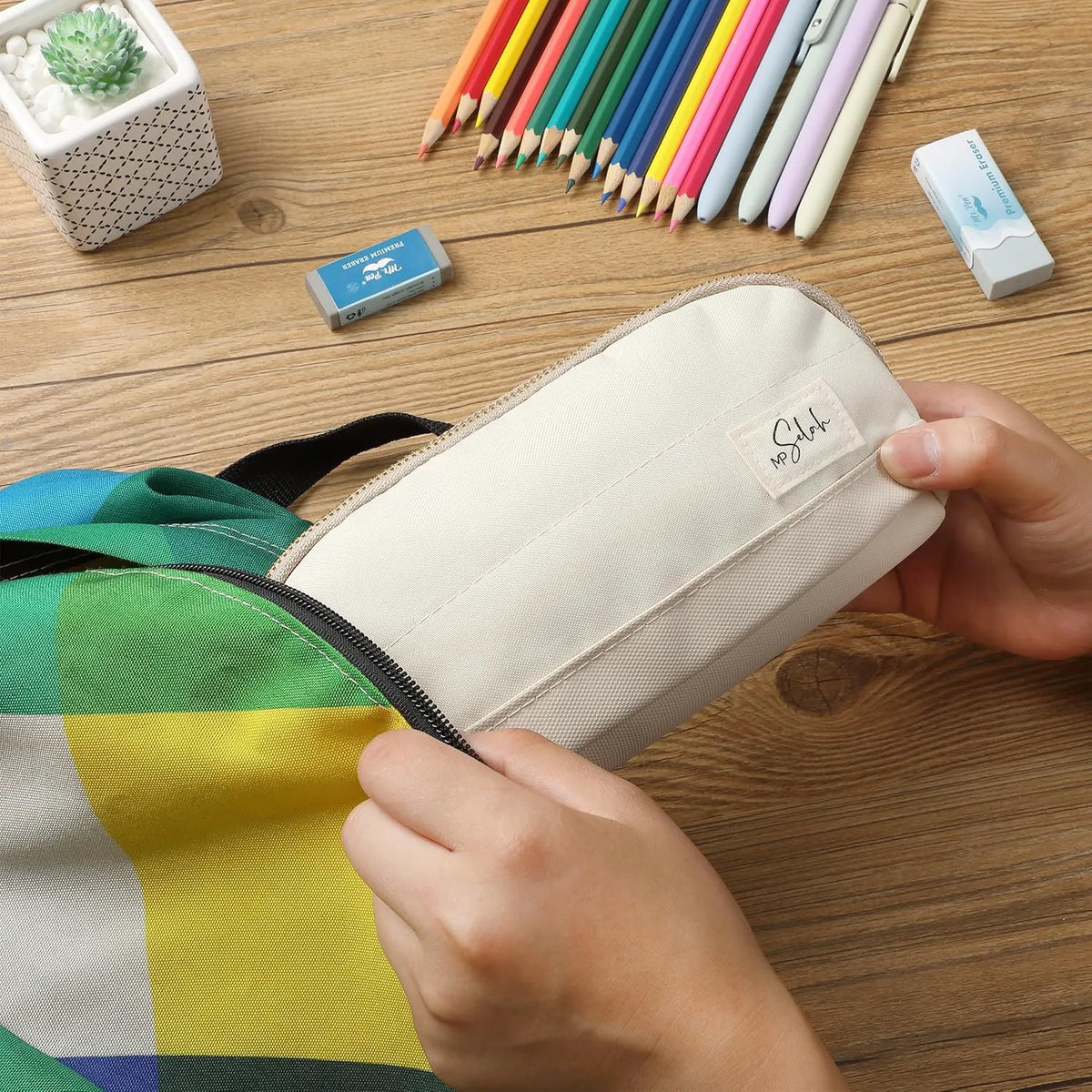 Mr. Pen Pencil Case - Rose Pink, Selah Theme Pencil Pouch