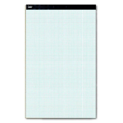 Graph Paper Notebook 17x11, 5x5 Grid (5/in), 22 Sheets, White