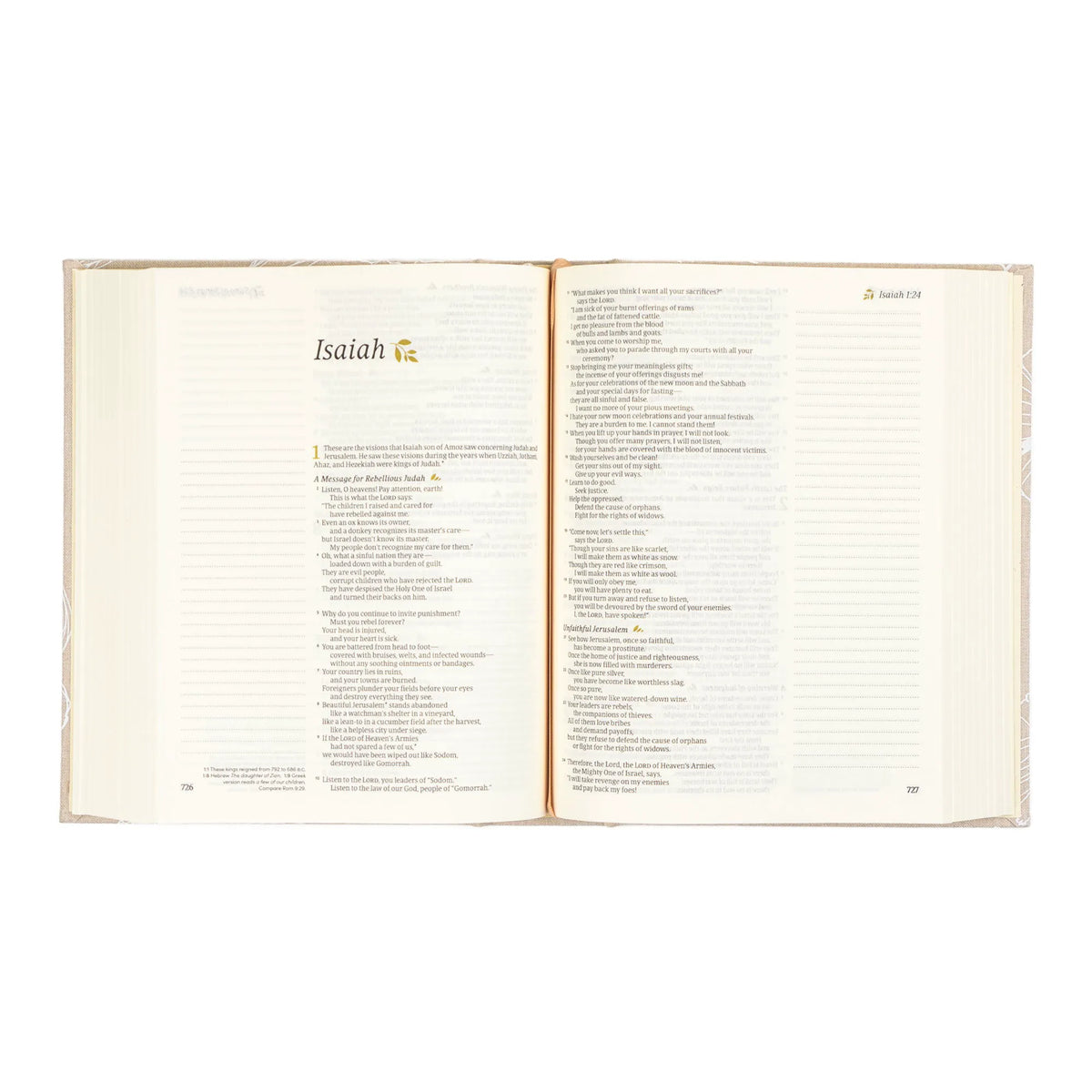 NLT Hosanna Revival Notetaking Bible (Cordova Theme)
