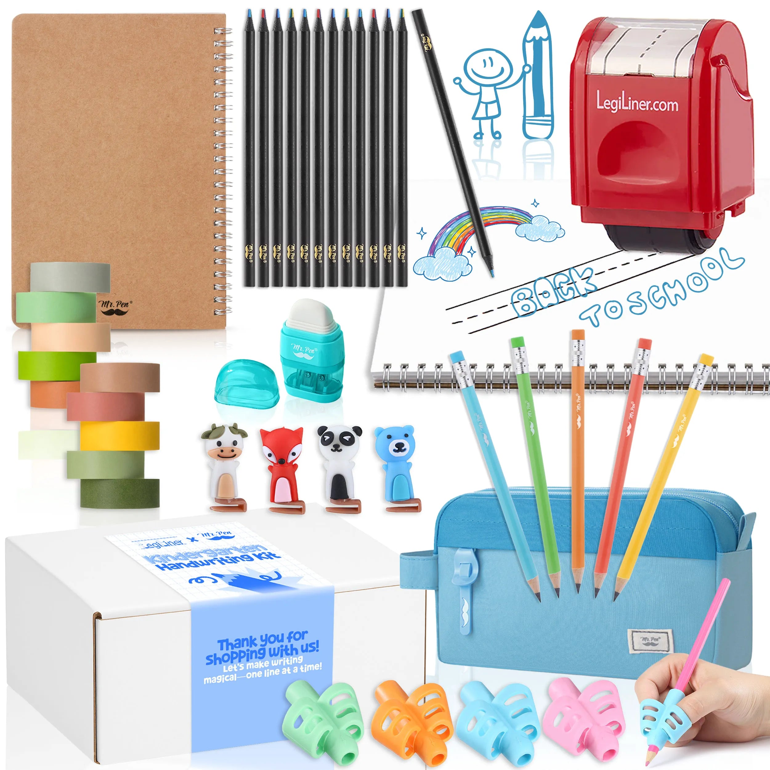 Mr. Pen Deluxe Handwriting Kit for Pre-K to First Grade – Back to School Writing Set for Kids - Legiliner Kit