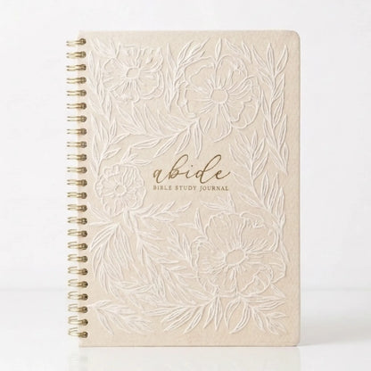 Mr. Pen Abide Bible Study Journal - A5 Hardcover, 136 Pages, 120gsm Paper, Gold Metal Spiral, Christian Gift for Women, SOAP Method