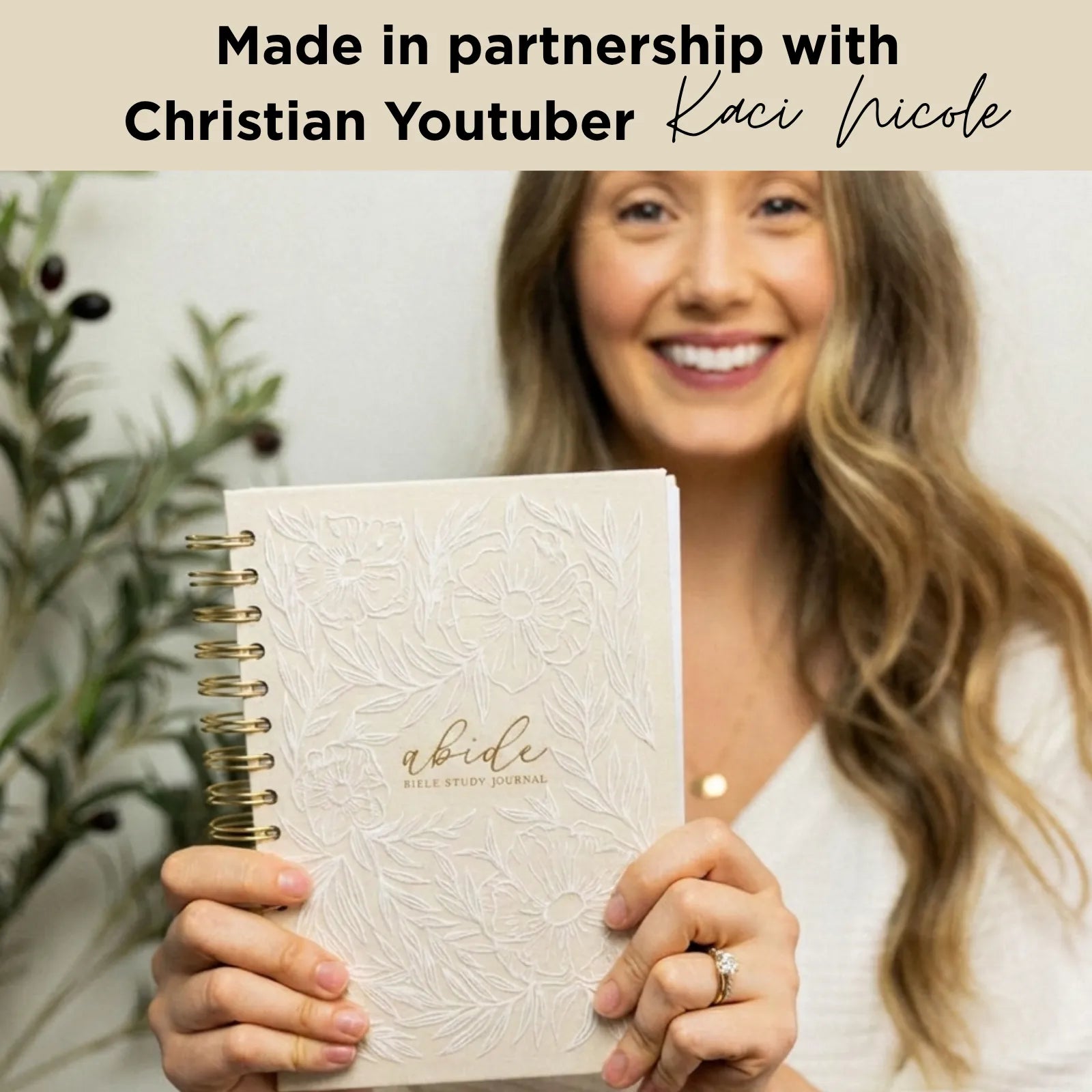 Mr. Pen Abide Bible Study Journal - A5 Hardcover, 136 Pages, 120gsm Paper, Gold Metal Spiral, Christian Gift for Women, SOAP Method