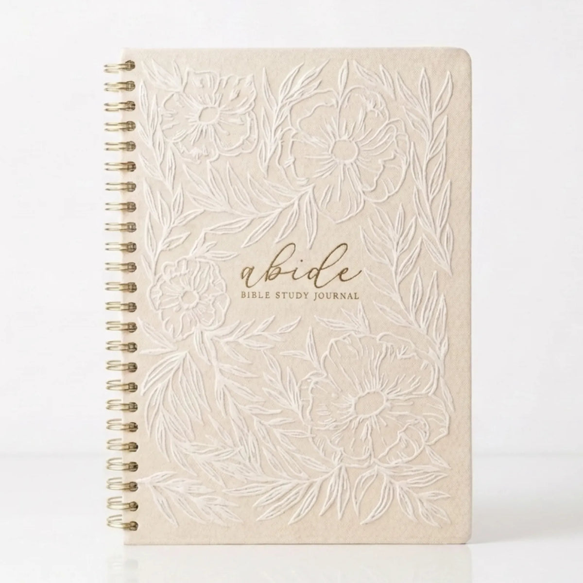 Mr. Pen Abide Bible Study Journal - A5 Hardcover, 136 Pages, 120gsm Paper, Gold Metal Spiral, Christian Gift for Women, SOAP Method