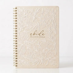 Mr. Pen Abide Bible Study Journal - A5 Hardcover, 136 Pages, 120gsm Paper, Gold Metal Spiral, Christian Gift for Women, SOAP Method