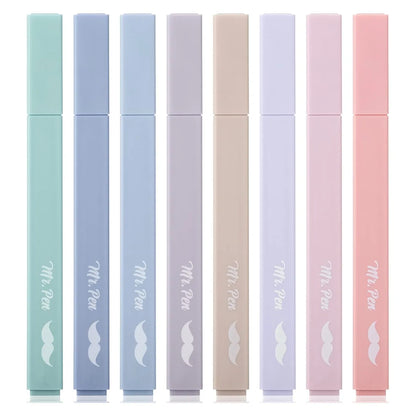 Aesthetic Highlighters, 16 Pack, Assorted Colors, No-Bleed Ink, Chisel Tip, Cute Bible-Safe Study Supplies