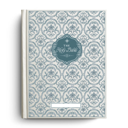 Custom French Chateau Notetaking Bible with Name Plate