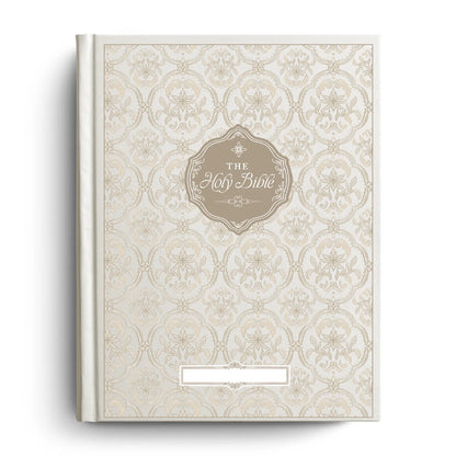 Custom French Chateau Notetaking Bible with Name Plate