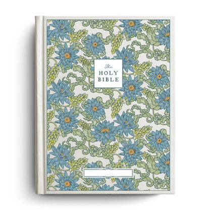 Water Lily Notetaking Bible with Personalized Name Plate