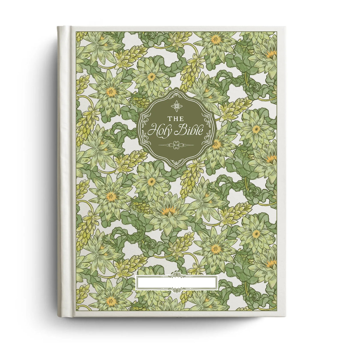 Water Lily Notetaking Bible with Personalized Name Plate