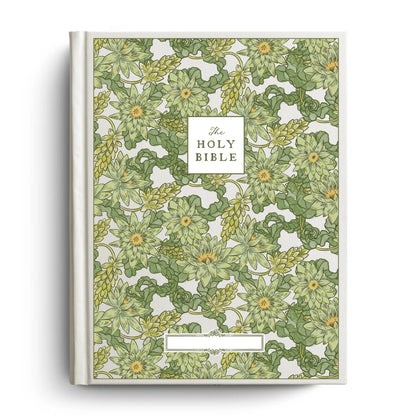 Water Lily Notetaking Bible with Personalized Name Plate