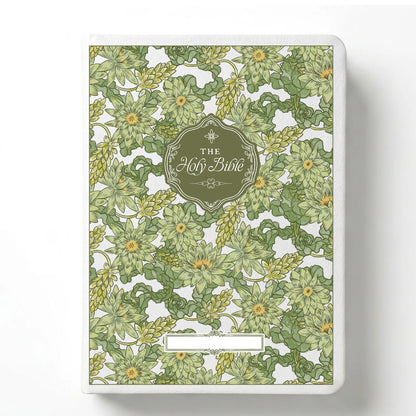 Water Lily Notetaking Bible with Personalized Name Plate