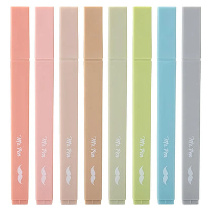 Aesthetic Highlighters, 16 Pack, Assorted Colors, No-Bleed Ink, Chisel Tip, Cute Bible-Safe Study Supplies