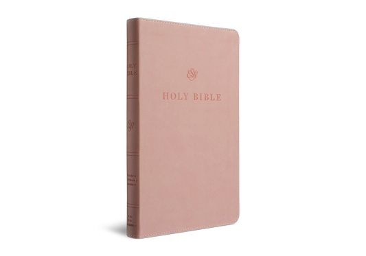 ESV Premium Church Bible, TruTone, Blush Rose