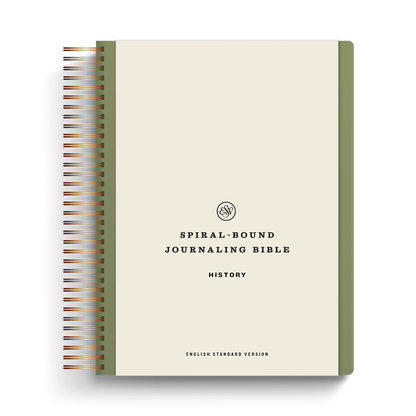 ESV Spiral-Bound Journaling Bible: History Edition