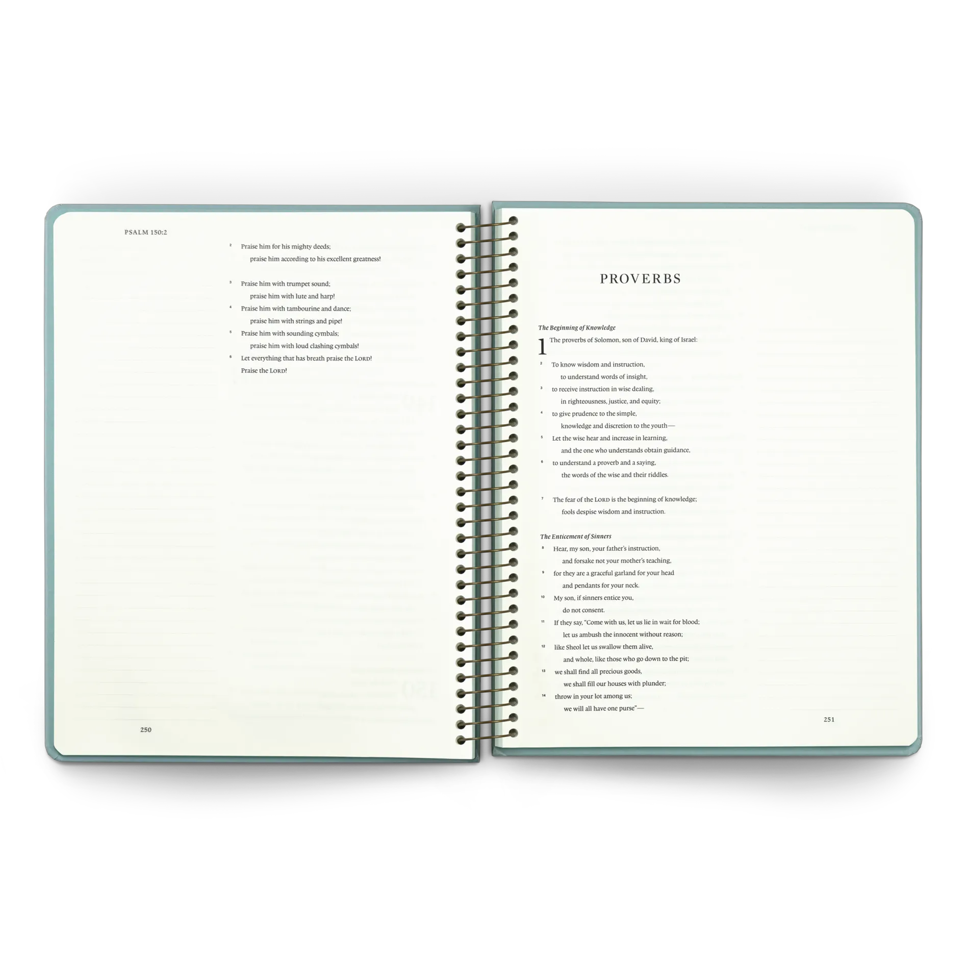 ESV Spiral-Bound Journaling Bible: Poetry
