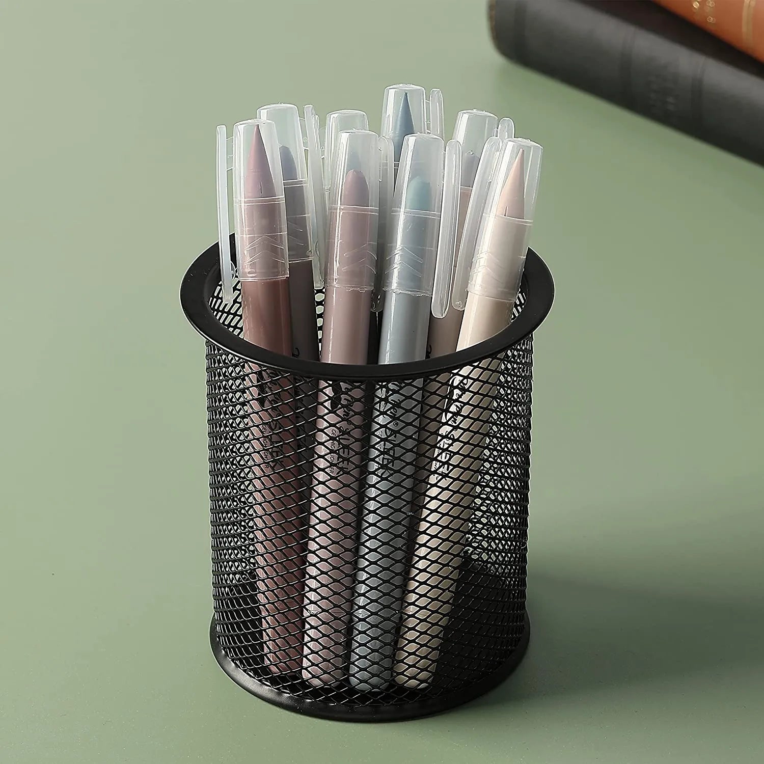 Gel Highlighters, 8 Pack, No-Bleed, Twist-Up Design, Sharpenable Tips, Smooth Glide, Perfect for Bible Pages