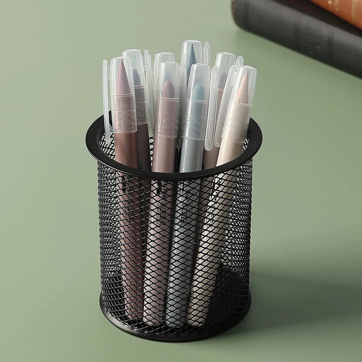 Gel Highlighters, 8 Pack, No-Bleed, Twist-Up Design, Sharpenable Tips, Smooth Glide, Perfect for Bible Pages