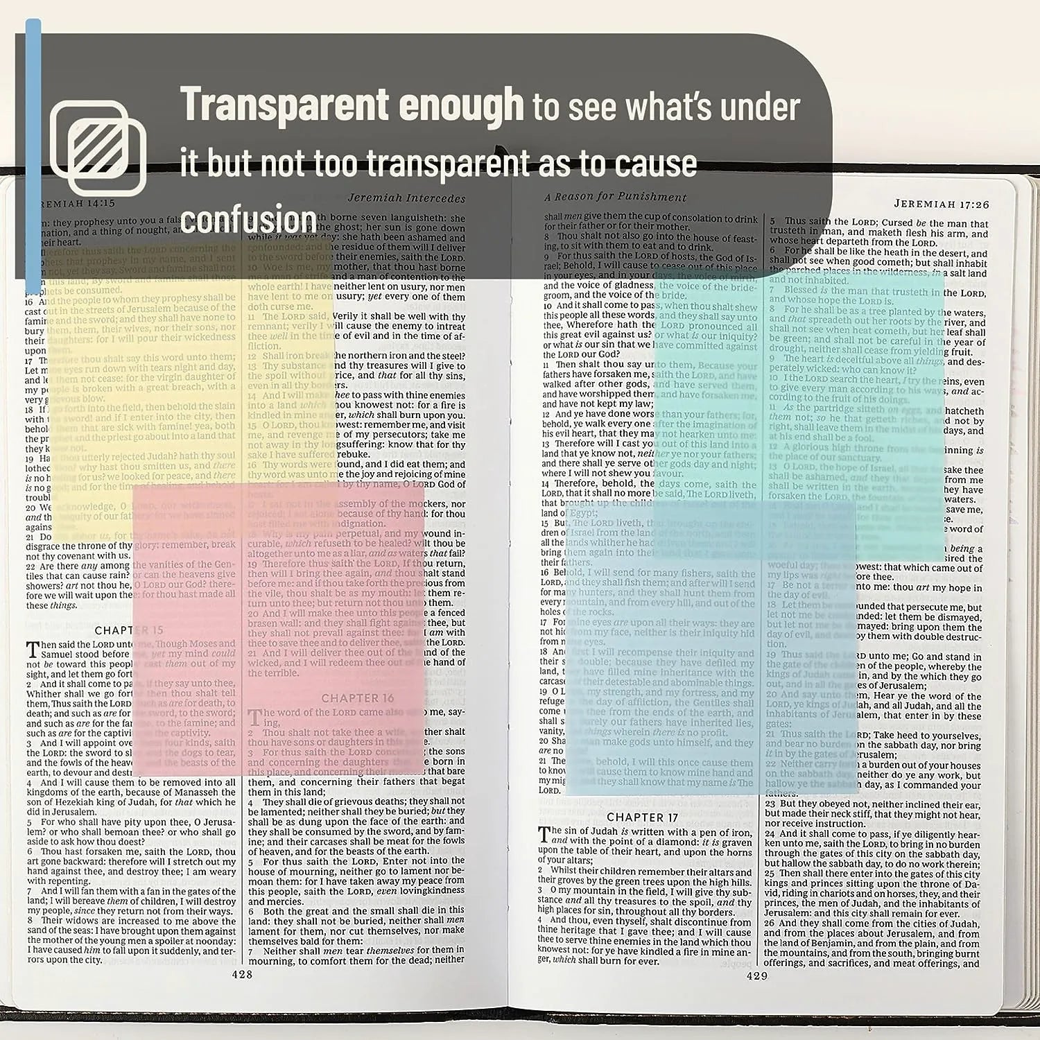 Transparent Sticky Notes 3x3 Inches, 200 Sheets, Morandi Colors, 4 Pads with Quick-Dry Pen