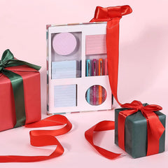 Pastel Sticky Notes & Pens Gift Set (305 pcs) for Teachers