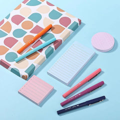 Pastel Sticky Notes & Pens Gift Set (305 pcs) for Teachers