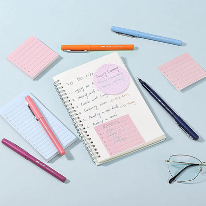 Pastel Sticky Notes & Pens Gift Set (305 pcs) for Teachers
